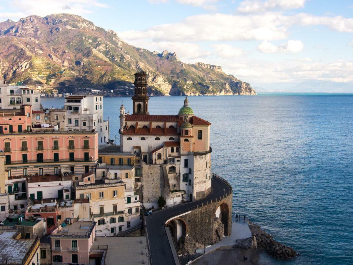 Casa Almagio - Atrani Amalfi Coast - Terrace & Seaview Apartman Kültér fotó